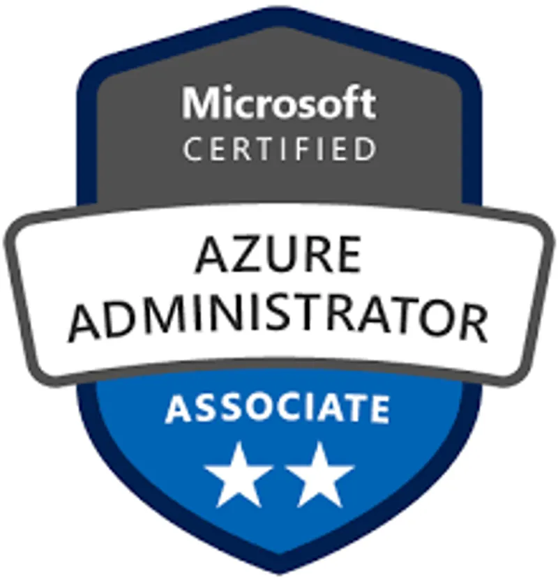 Microsoft-certificering badge voor Azure Administrator Associate